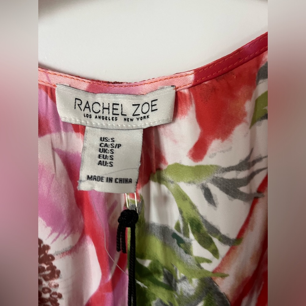 NWT RACHEL ZOE FLORAL TOP - Picture 3 of 4